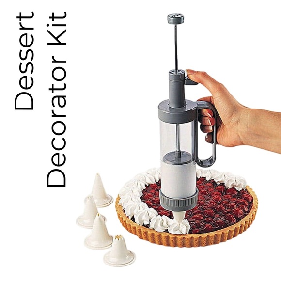 Wilton Other - Wilton Dessert Decorator Kit with 5 Easy to Change Piping Tips NIB VINTAGE